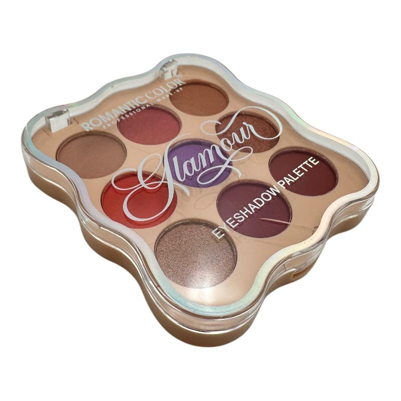 Paleta farduri ochi Romantic Color A3 – 9 culori intense, 7.5cm&10g, BaoBao [2]