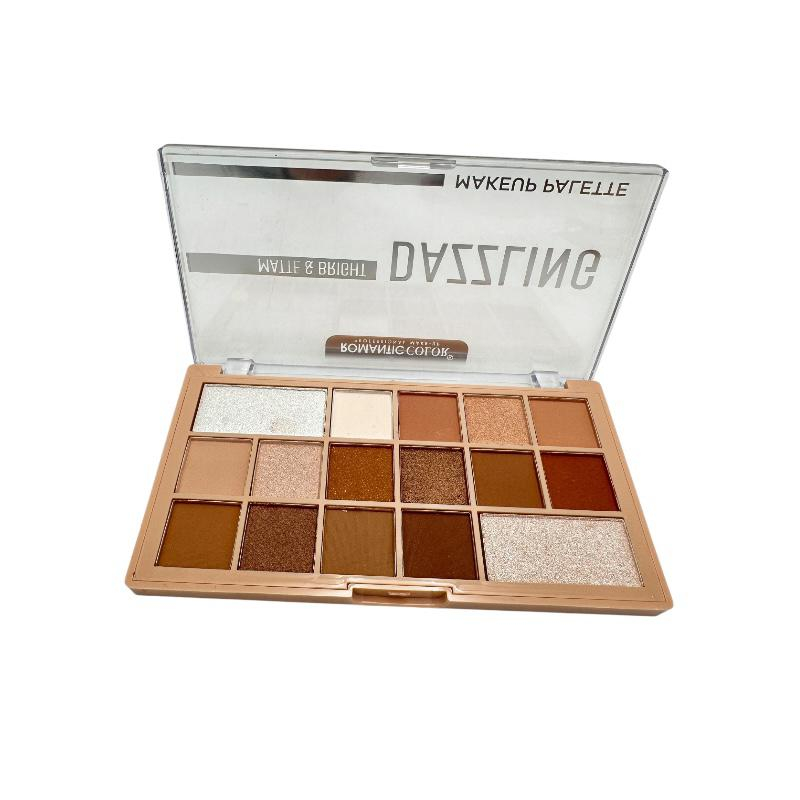 Paleta farduri Romantic Color A2 – 16 culori Matte & Bright, machiaj profesional, BaoBao [1]