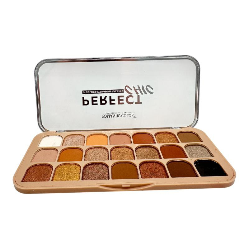 Paleta farduri Romantic Color Perfect Chic B2 – 21 culori, 17cm si 25.2g, finish mat si sidefat, BaoBao [3]