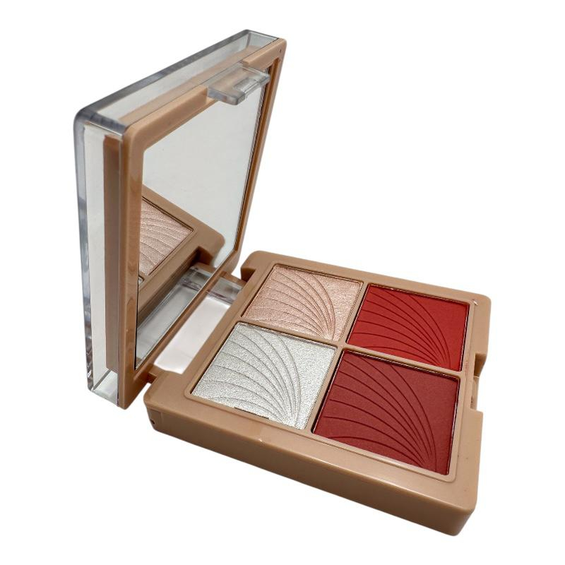 Paleta machiaj 9 culori Romantic Color B1 pudra si contouring – look complet cu nuante versatile, BAOBAO [4]