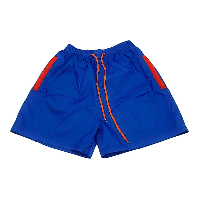Pantaloni Scurti Plaja Barbati cu Buzunare si Snur Reglabil [1]
