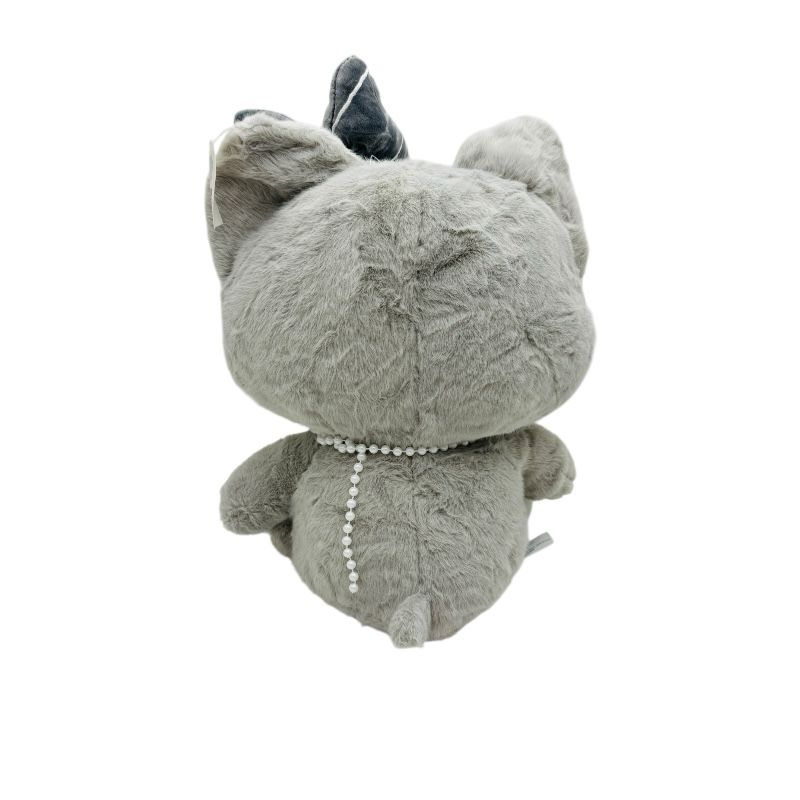 Pisica gri de plus 20cm Baobao – jucarie moale si adorabila pentru copii sau cadou special [4]