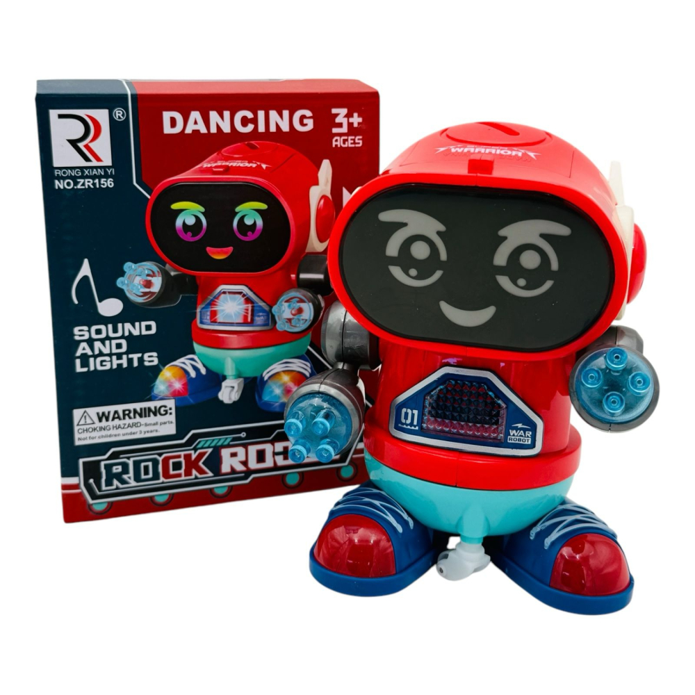 Robot de Roca Interactiv cu Lumini si Sunete - Dans si Distractie pentru Copii  [2]