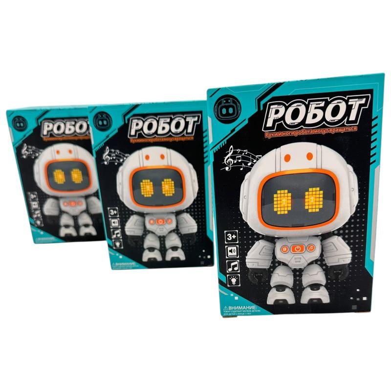 Robotel interactiv 14 cm – canta, lumineaza, corp flexibil, culori combinate – jucarie inteligenta pentru copii,  [9]