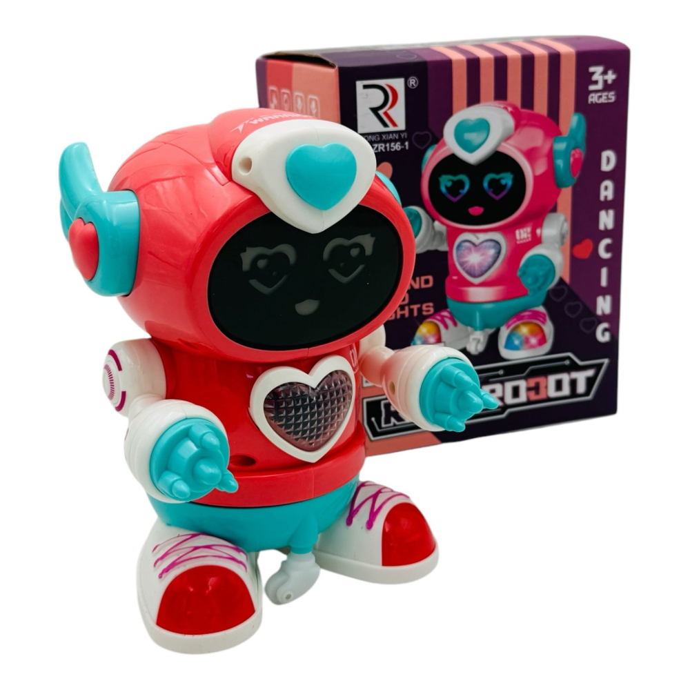 Rock Robot Fetita cu Sunete si Lumini - Distractie si Dans pentru Copii, 15.5×12cm  [2]
