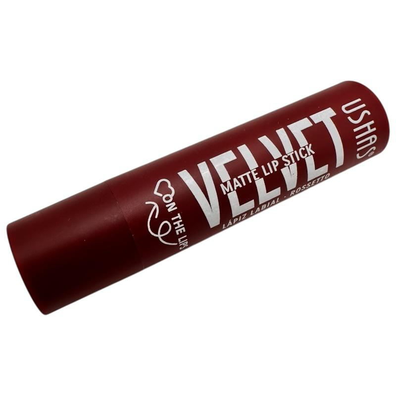Ruj USHAS Velvet Matte Lipstick 01 – Culoare intensa si finish mat catifelat, BaoBao [2]