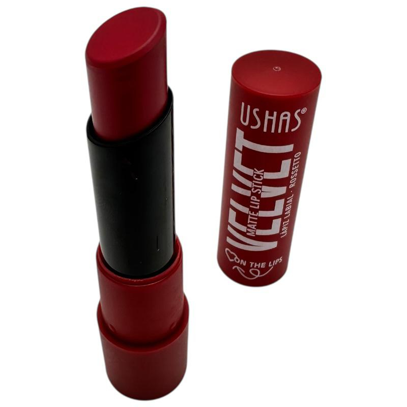 Ruj USHAS Velvet Matte Lipstick 02 – Culoare intensa si finish mat catifelat, BaoBao [1]