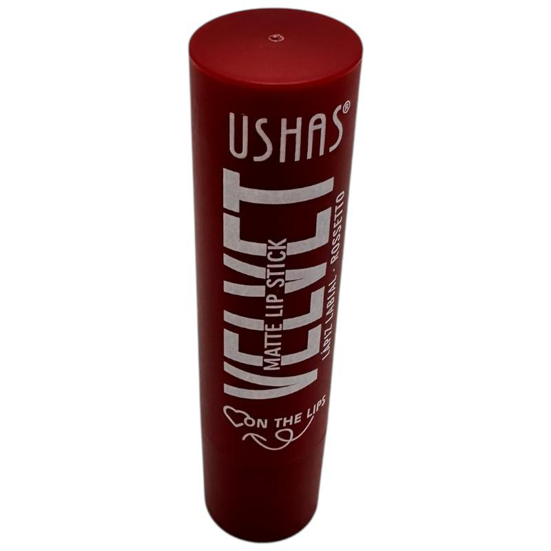 Ruj USHAS Velvet Matte Lipstick 02 – Culoare intensa si finish mat catifelat, BaoBao [2]