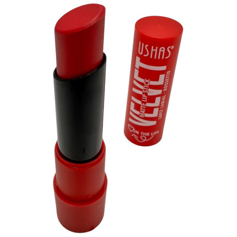 Ruj USHAS Velvet Matte Lipstick 03 – Culoare intensa si finish mat catifelat, BaoBao [1]