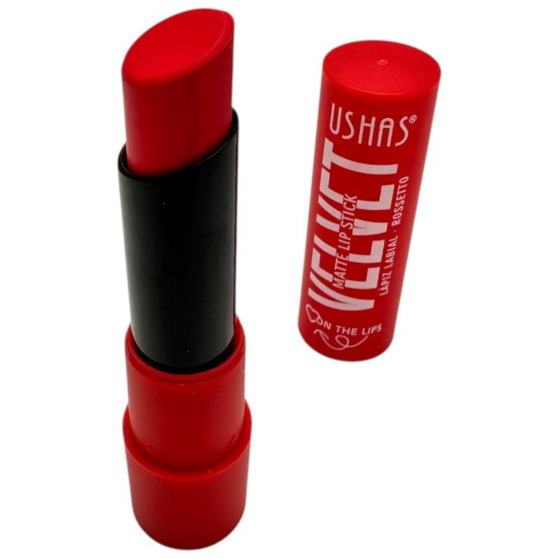 Ruj USHAS Velvet Matte Lipstick 06 – Culoare intensa si finish mat catifelat, BaoBao [1]