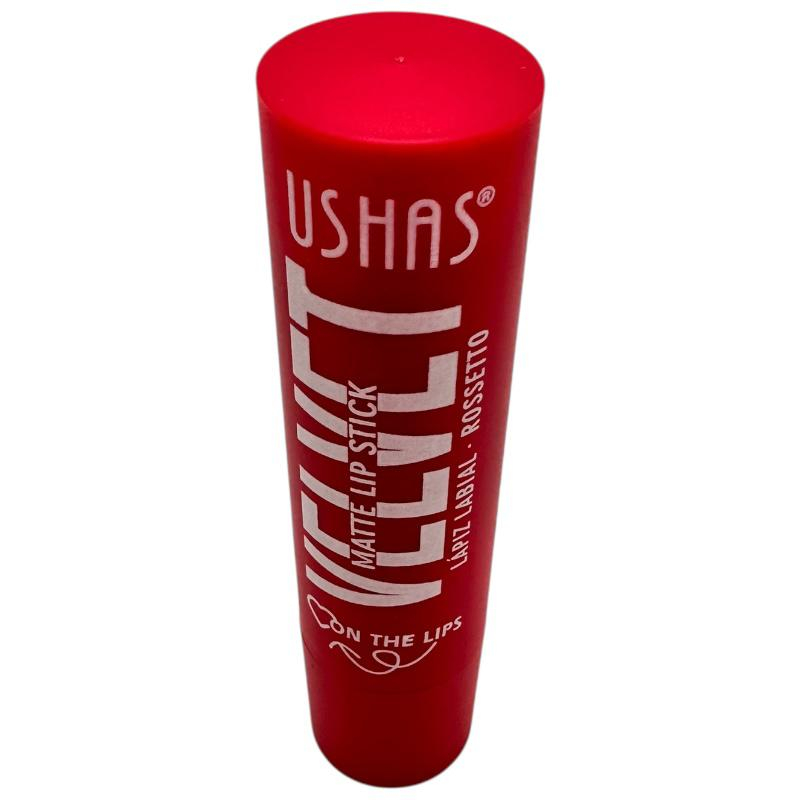 Ruj USHAS Velvet Matte Lipstick 06 – Culoare intensa si finish mat catifelat, BaoBao [2]