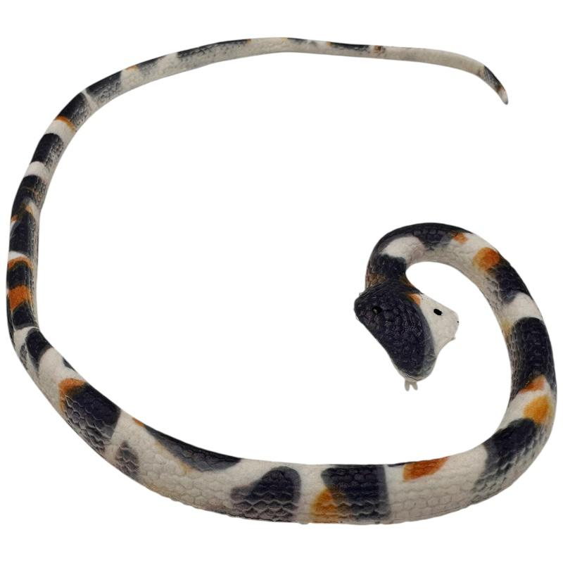 Sarpe de jucarie realist din cauciuc flexibil – Figurina decorativa cu aspect natural pentru joaca, colectie sau farse,  [4]