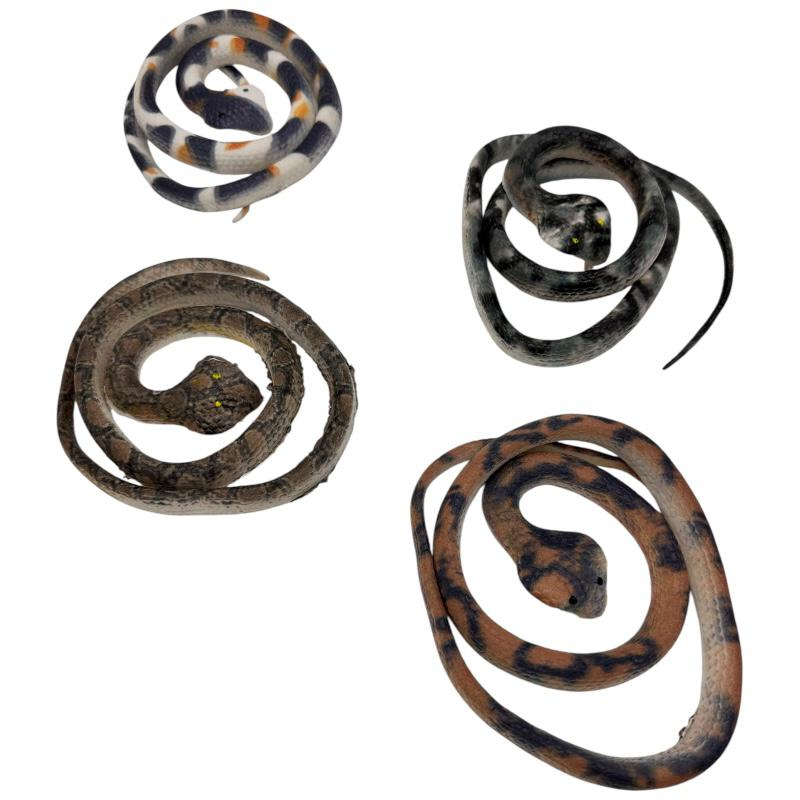 Sarpe de jucarie realist din cauciuc flexibil – Figurina decorativa cu aspect natural pentru joaca, colectie sau farse,  [7]