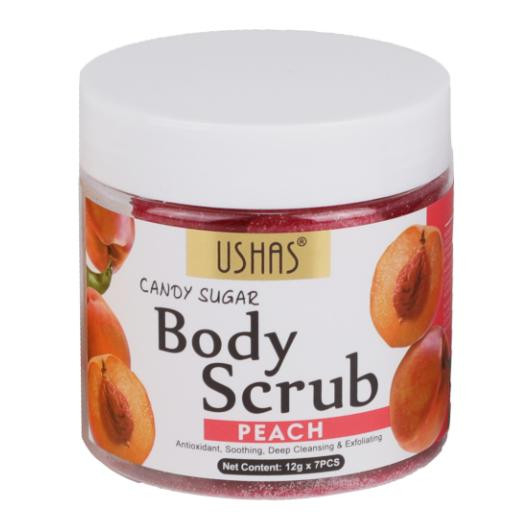 Scrub de Corp USHAS Candy Sugar cu Aloe Vera 12g  Exfoliere Blândă și Hidratare Intensă [4]