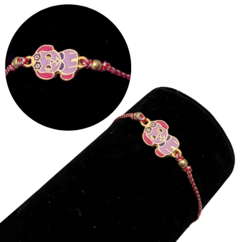 Set 12 bratari Martisor Catelus dragalas, cu margele si snur reglabil [2]