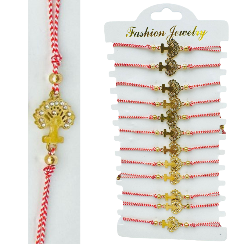 Set 12 Bratari reglabile Martisor, Copacul Vietii, model 2025 [1]
