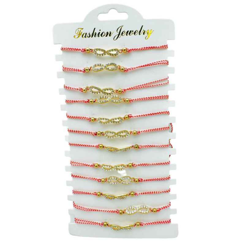Set 12 Bratari reglabile Martisor, Infinity Love, model 2025 [3]