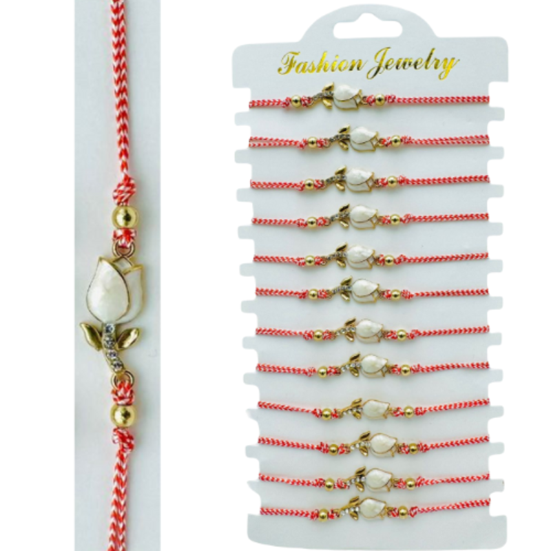 Set 12 Bratari reglabile Martisor, Innocence Flower, model 2025 [1]