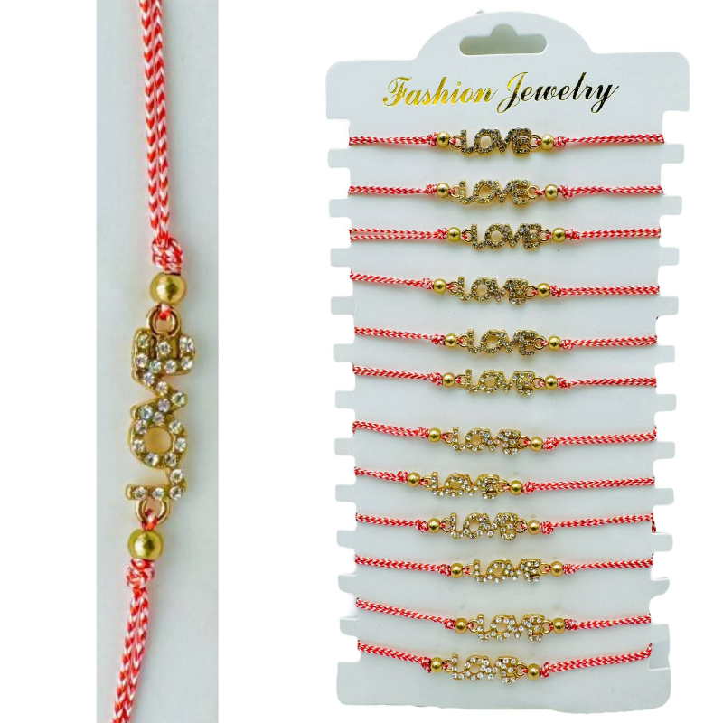 Set 12 Bratari reglabile Martisor, LOVE, model 2025 [1]