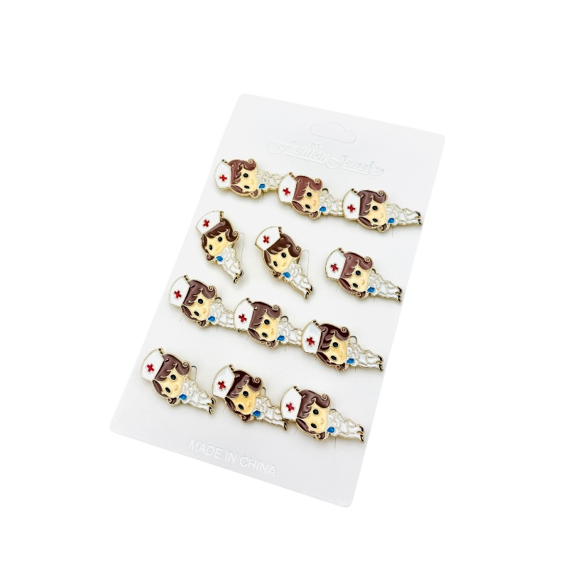 Set 12 brose Martisor, Asistenta simpatica, editie 2025 [3]