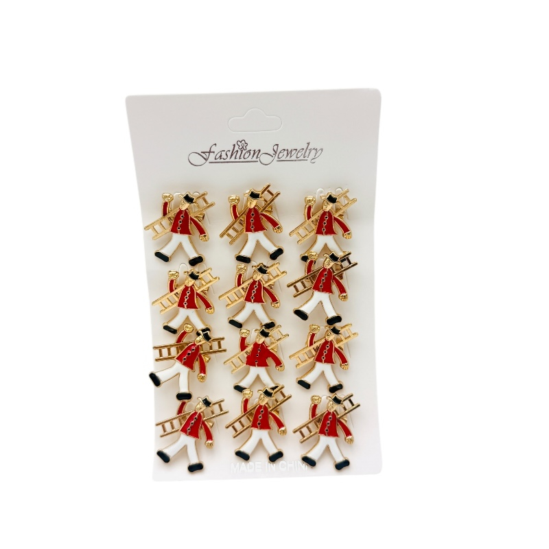 Set 12 brose Martisor, Cosar norocos rosu, editie 2025 [1]