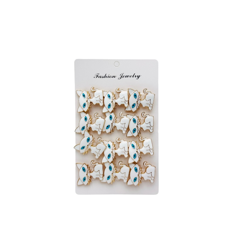Set 12 brose Martisor, Pisicuta dragalasa alba, editie 2025 [1]