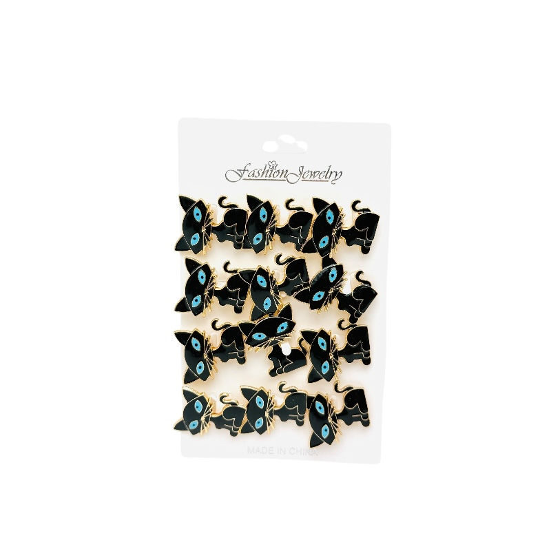 Set 12 brose Martisor, Pisicuta dragalasa neagra, editie 2025 [1]