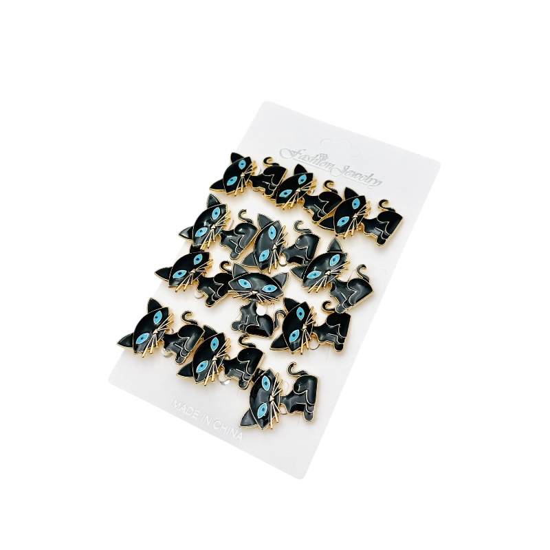Set 12 brose Martisor, Pisicuta dragalasa neagra, editie 2025 [3]