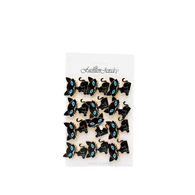 Set 12 brose Martisor, Pisicuta dragalasa neagra, editie 2025 [2]