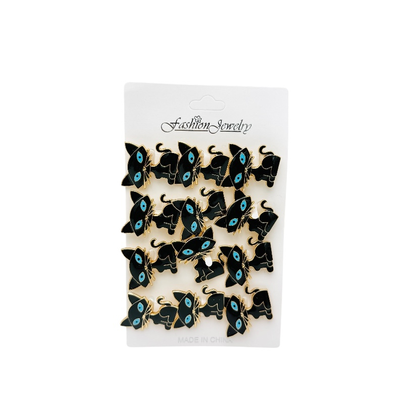 Set 12 brose Martisor, Pisicuta dragalasa neagra, editie 2025 [2]