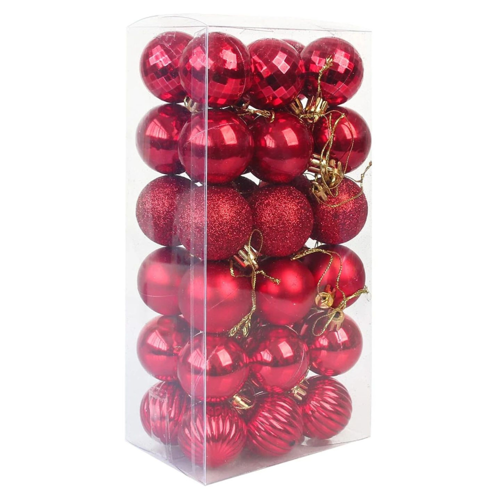 Set 36 globuri de Craciun pentru brad – 22x11x8cm [2]