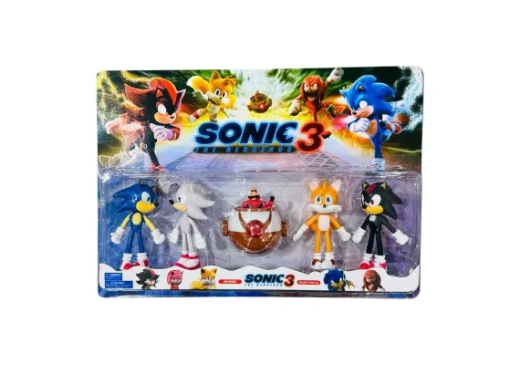 Set 5 figurine Ariciul Erou, multicolor, 39×28cm,  [1]