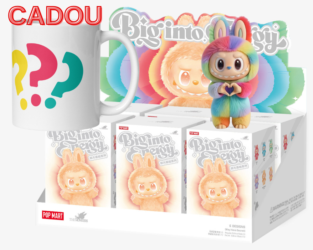 Set 6 Labubu Big Into Energy Blind Box 18cm + Cana Cadou cu Design Surpriza – BAOBAO [1]