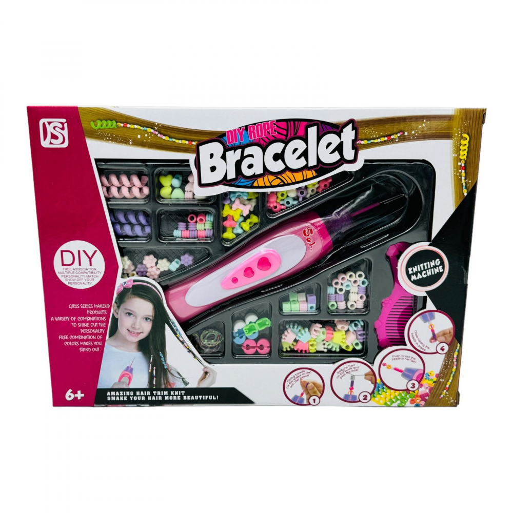 Set de margele si accesorii pentru par Bracelet, 34×25×5.5cm, +3ani, [1]