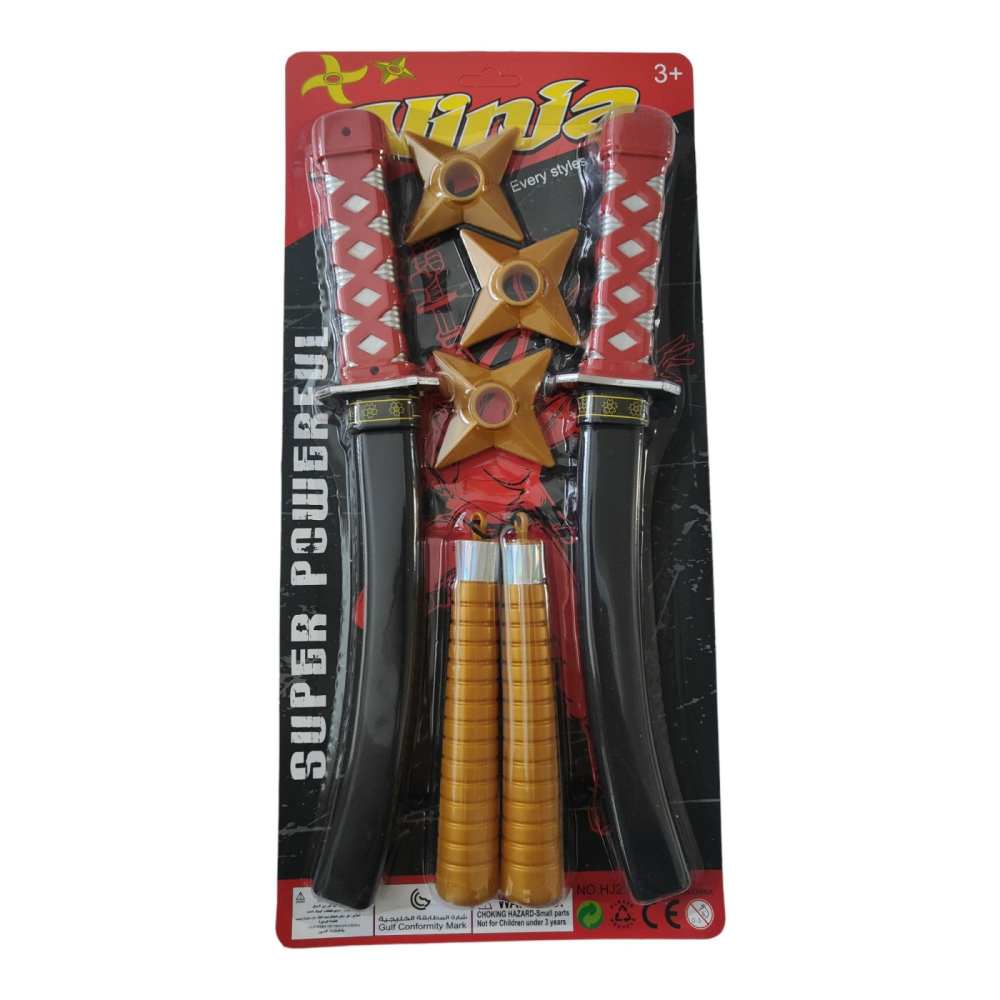 Set Ninja de jucarie, Super Powerfull, 46×22cm, +3ani,   [2]