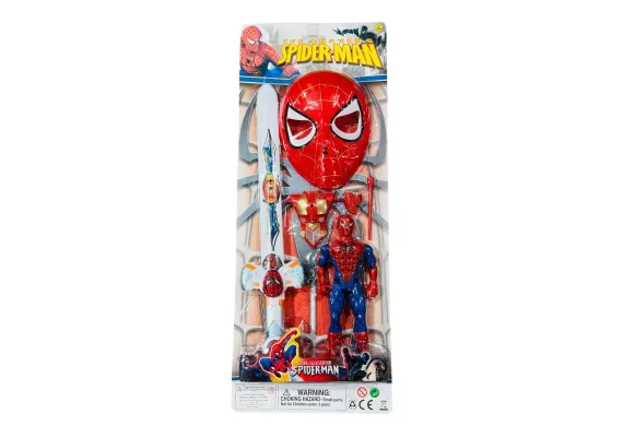 Set pentru baieti cu sabie, masca si erou, multicolor, 61×24cm,  [1]