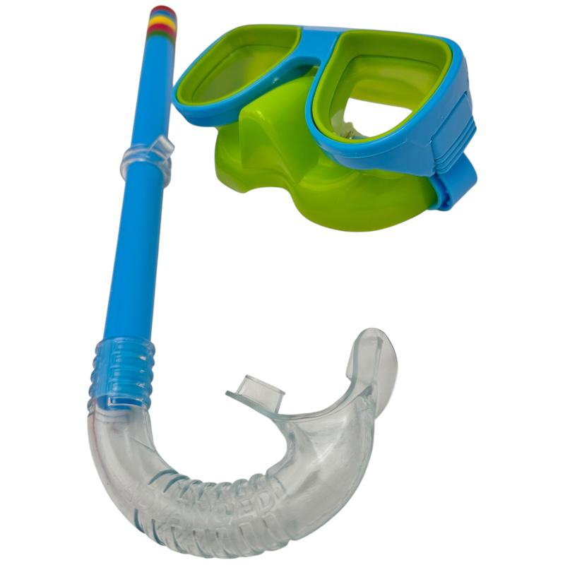 Set Snorkeling Copii – Tub Respiratie 30x10 cm si Ochelari 15x6 cm, Multicolor [3]