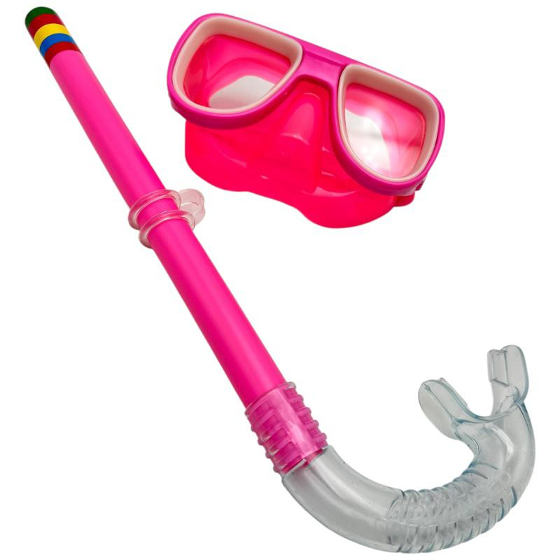 Set Snorkeling Copii – Tub Respiratie 30x10 cm si Ochelari 15x6 cm, Multicolor [3]