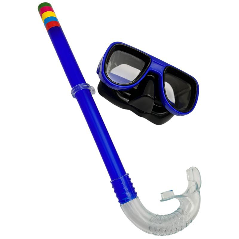 Set Snorkeling Copii – Tub Respiratie 30x10 cm si Ochelari 15x6 cm, Multicolor [2]