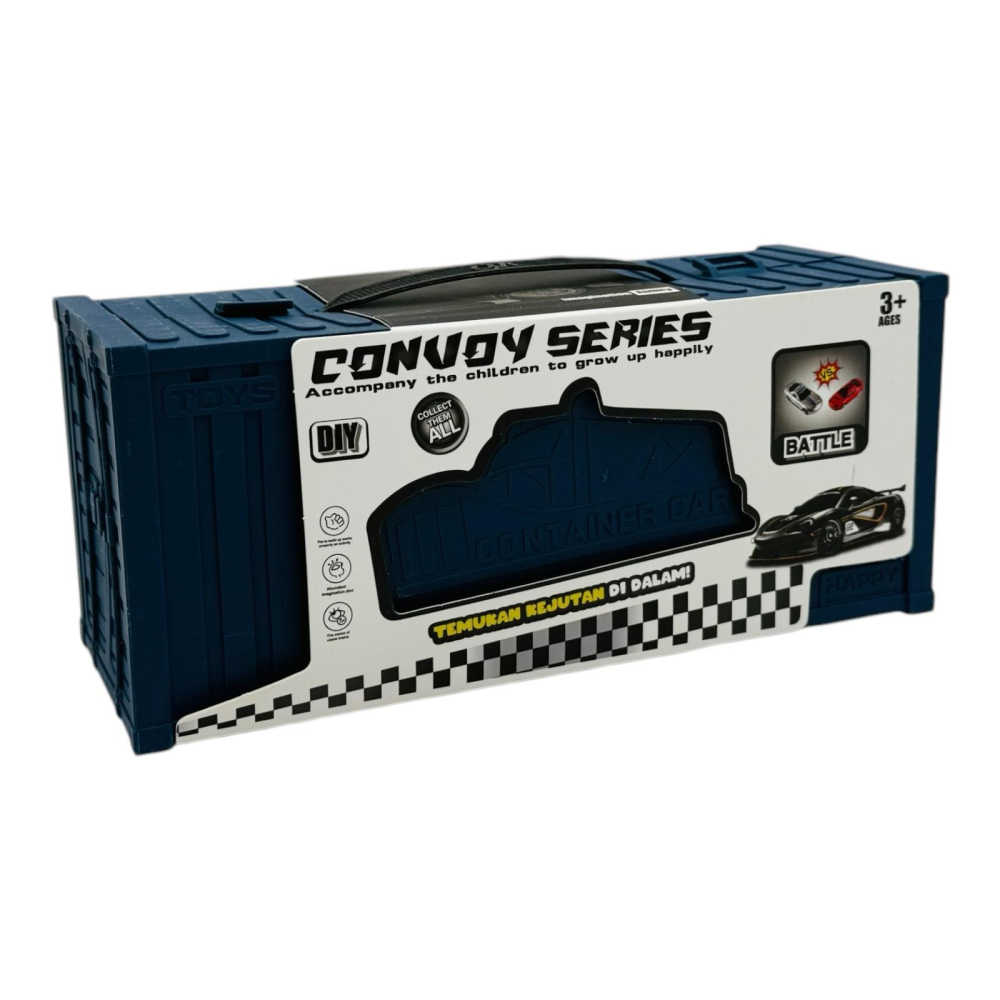 Set Tematic, Container Curse Convoy Series - Masini, Cladire si Accesorii Intr-o Cutie Tematica  [4]