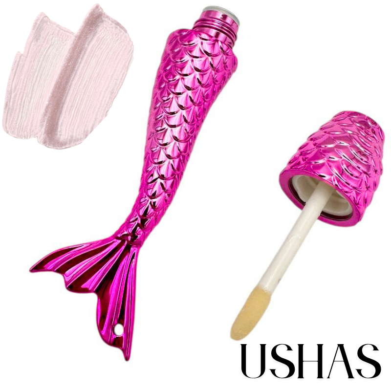 Shiny Lipgloss Ushas 02 in forma de coada de sirena cu luciu intens si efect hidratant – 11cm – BaoBao [2]