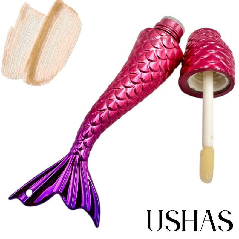 Shiny Lipgloss Ushas 03 in forma de coada de sirena cu luciu intens si efect hidratant – 11cm – BaoBao [1]