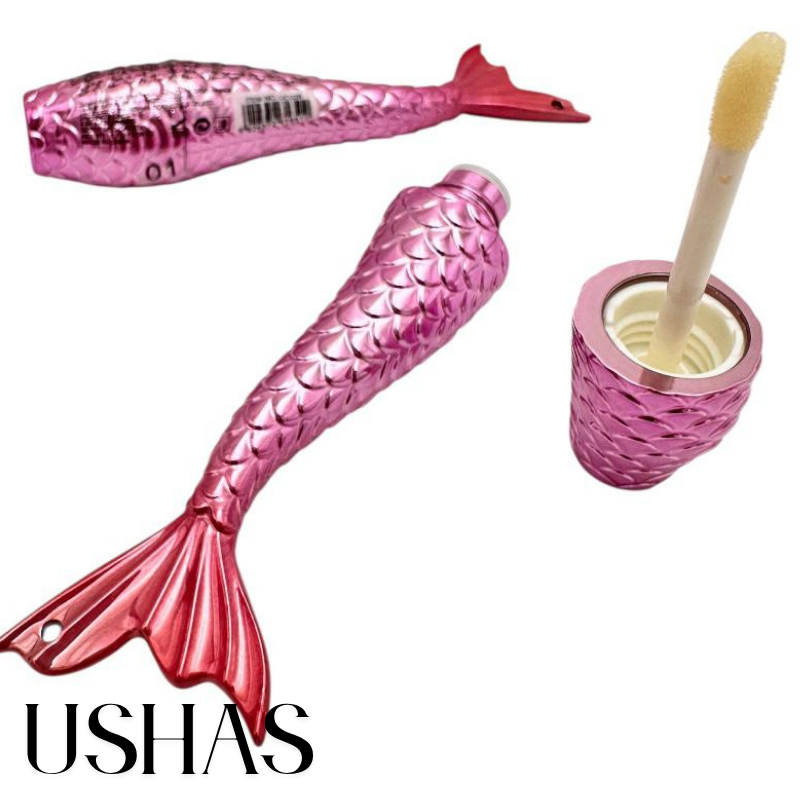 Shiny Lipgloss Ushas 01, 1.7g in forma de coada de sirena cu luciu intens si efect hidratant – 11cm – BaoBao [2]