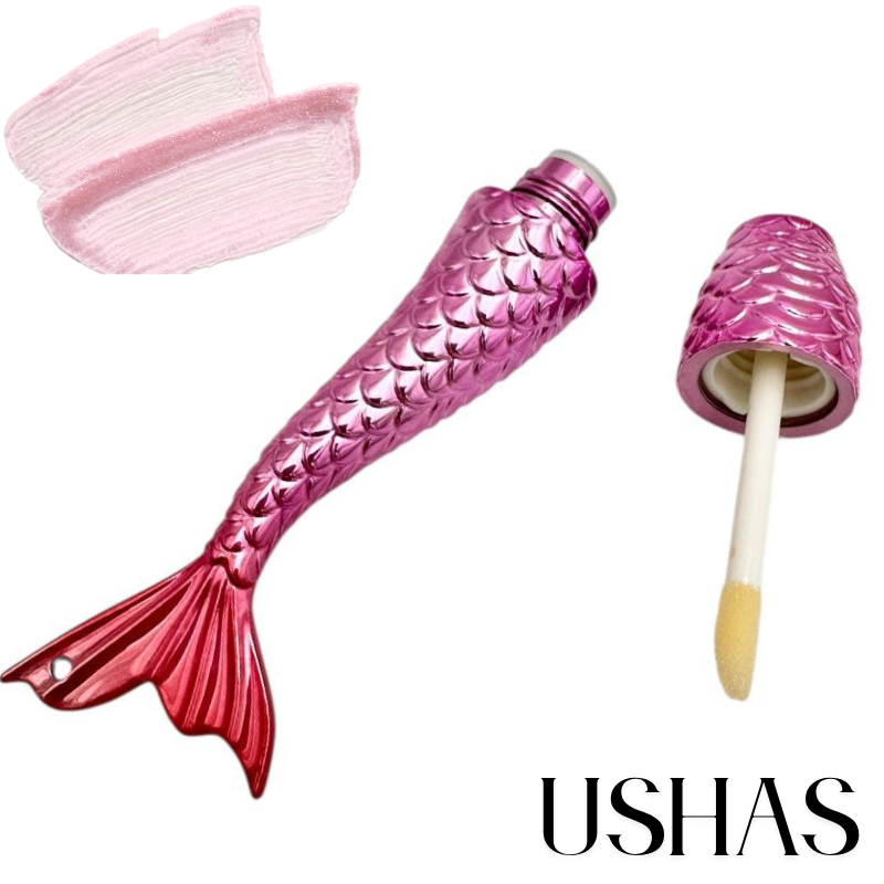 Shiny Lipgloss Ushas 01, 1.7g in forma de coada de sirena cu luciu intens si efect hidratant – 11cm – BaoBao [1]