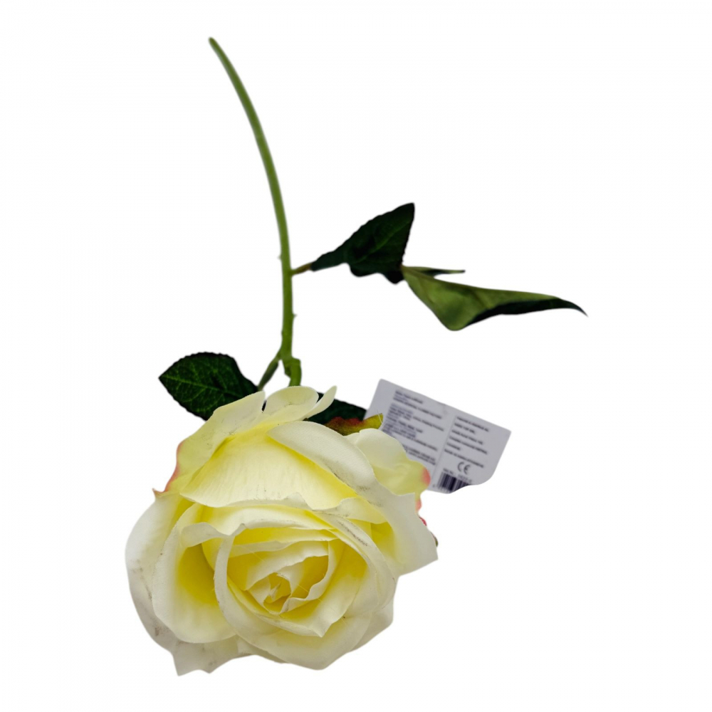 Trandafir Artificial elegant, 51cm, calitate superioara, alb [1]