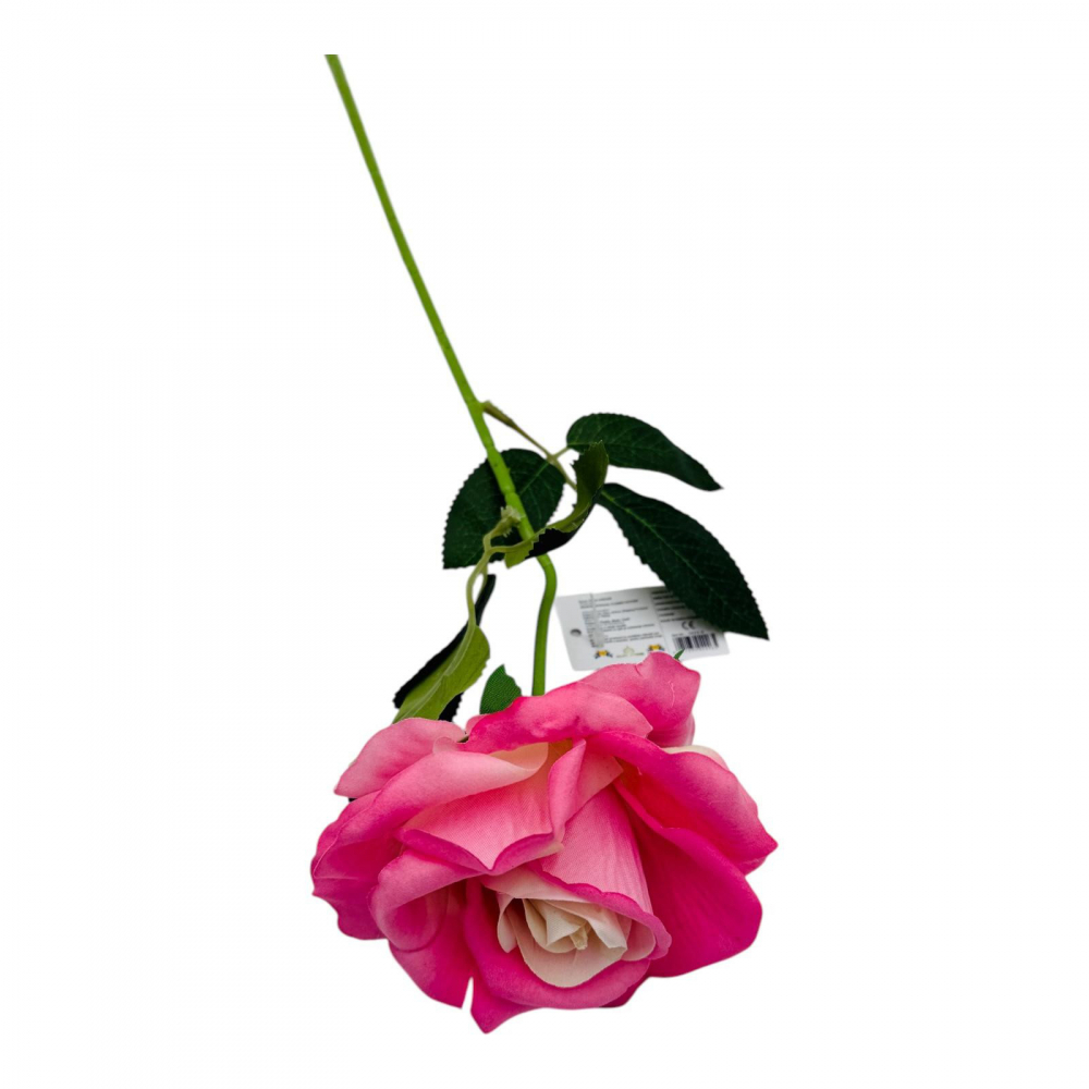 Trandafir elegant artificial, 51cm, calitate superioara, rose [3]