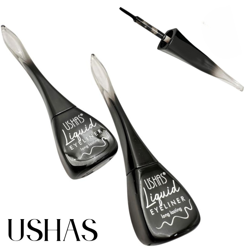 Tus de ochi lichid Ushas Long Lasting cu pensula fina 6.5g – rezistenta si precizie – BaoBao [2]