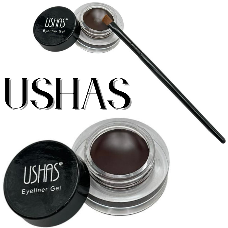 Tus de Ochi Maro USHAS cu Pensula – Eyeliner Gel Waterproof, 3.3g – Rezistent si Precizie, BaoBao [1]