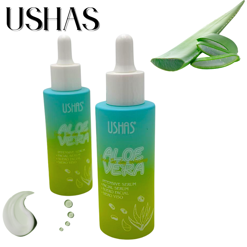 Ushas Aloe Vera Intensive Serum 50g – Serum Facial Calmarea si Hidratarea Tenului, BaoBao [2]