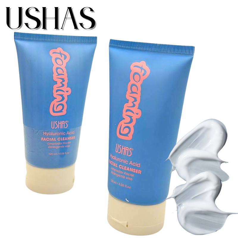 Ushas Cleanser cu Acid Hialuronic 120ml – Spuma Hidratanta pentru Fata, BaoBao [2]